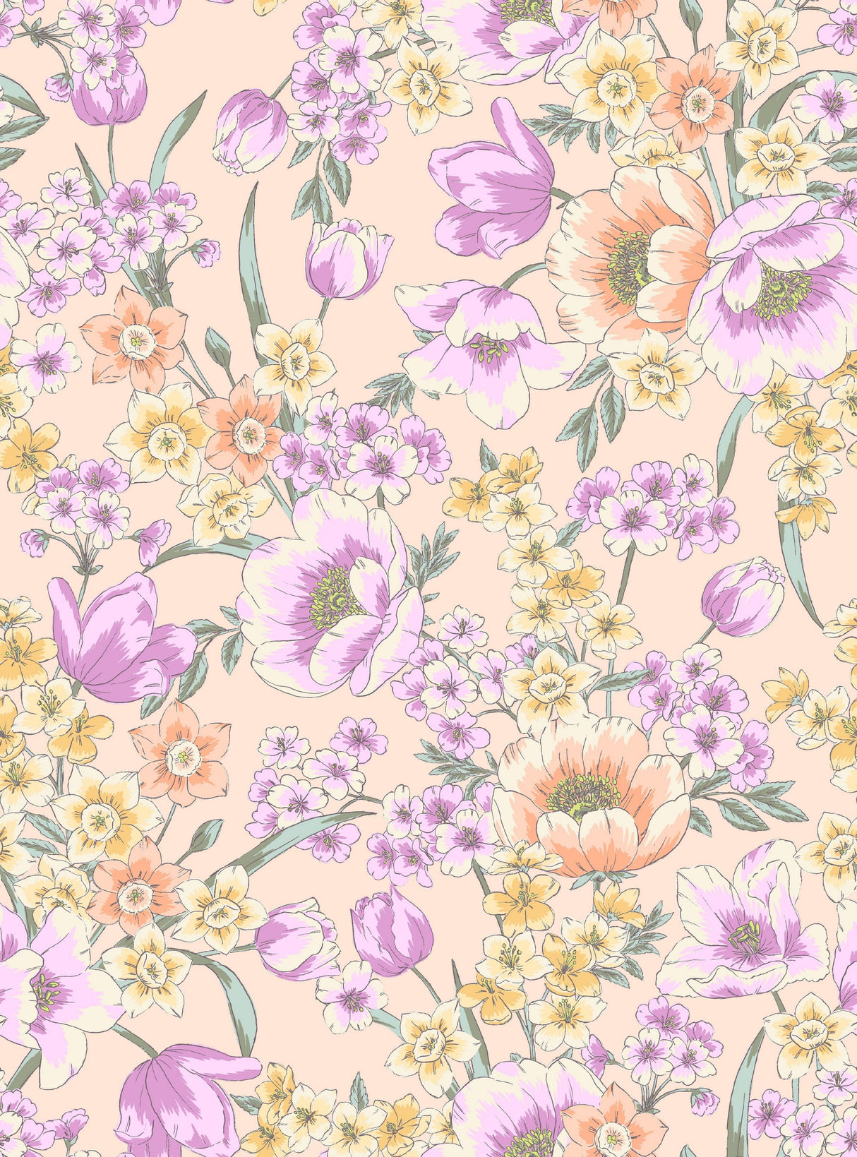 Airflow Floral Woven Fabric