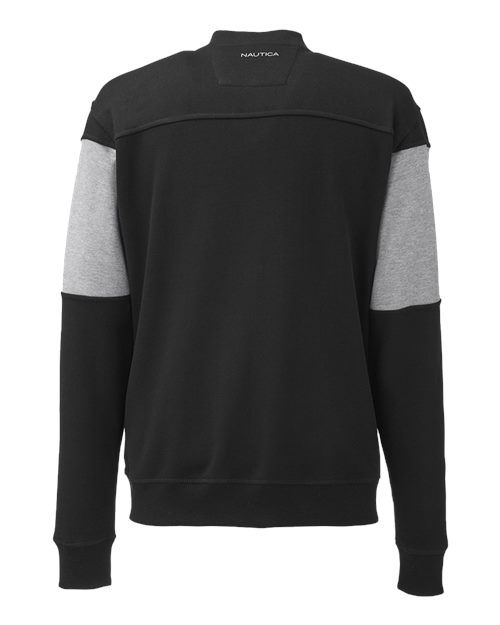 Anchor Fleece Colorblocked Bomber Jacket