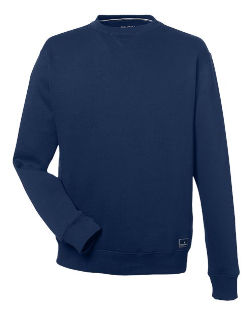 Nautica Unisex Anchor Fleece Crewneck Sweatshirt