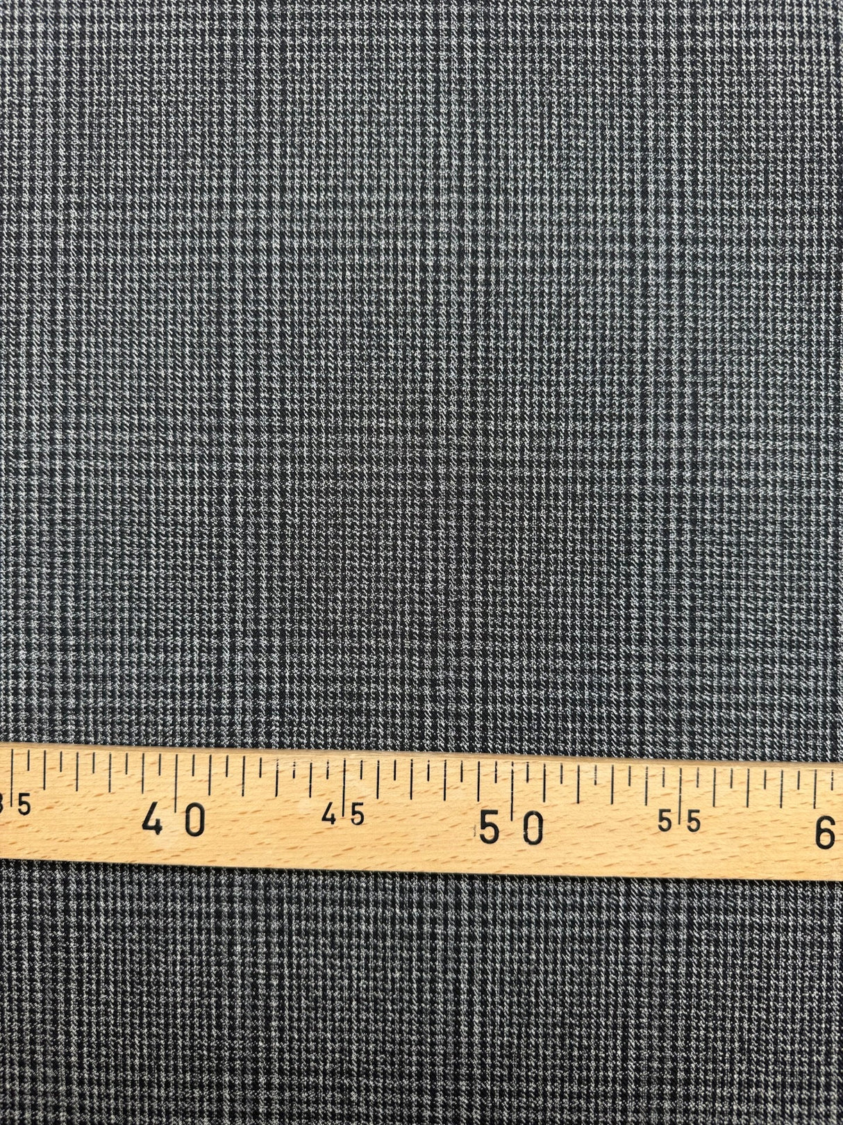 Cotton Checked Houndstooth Fabric