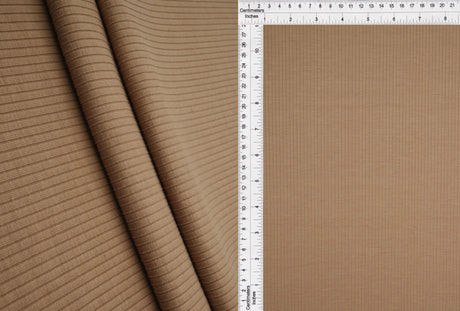 1 Yard Heavy Yummy Rib Knit Fabric 280 GSM, 48/50'' Wide Polyester Rayon Spandex Blend