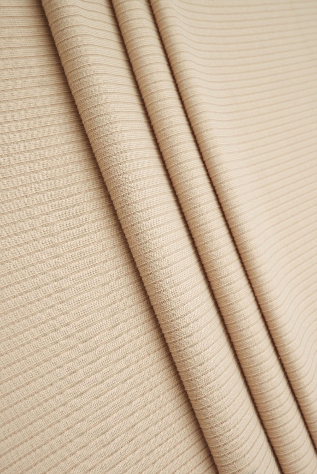 Rib Knit Fabric Thick Cozy