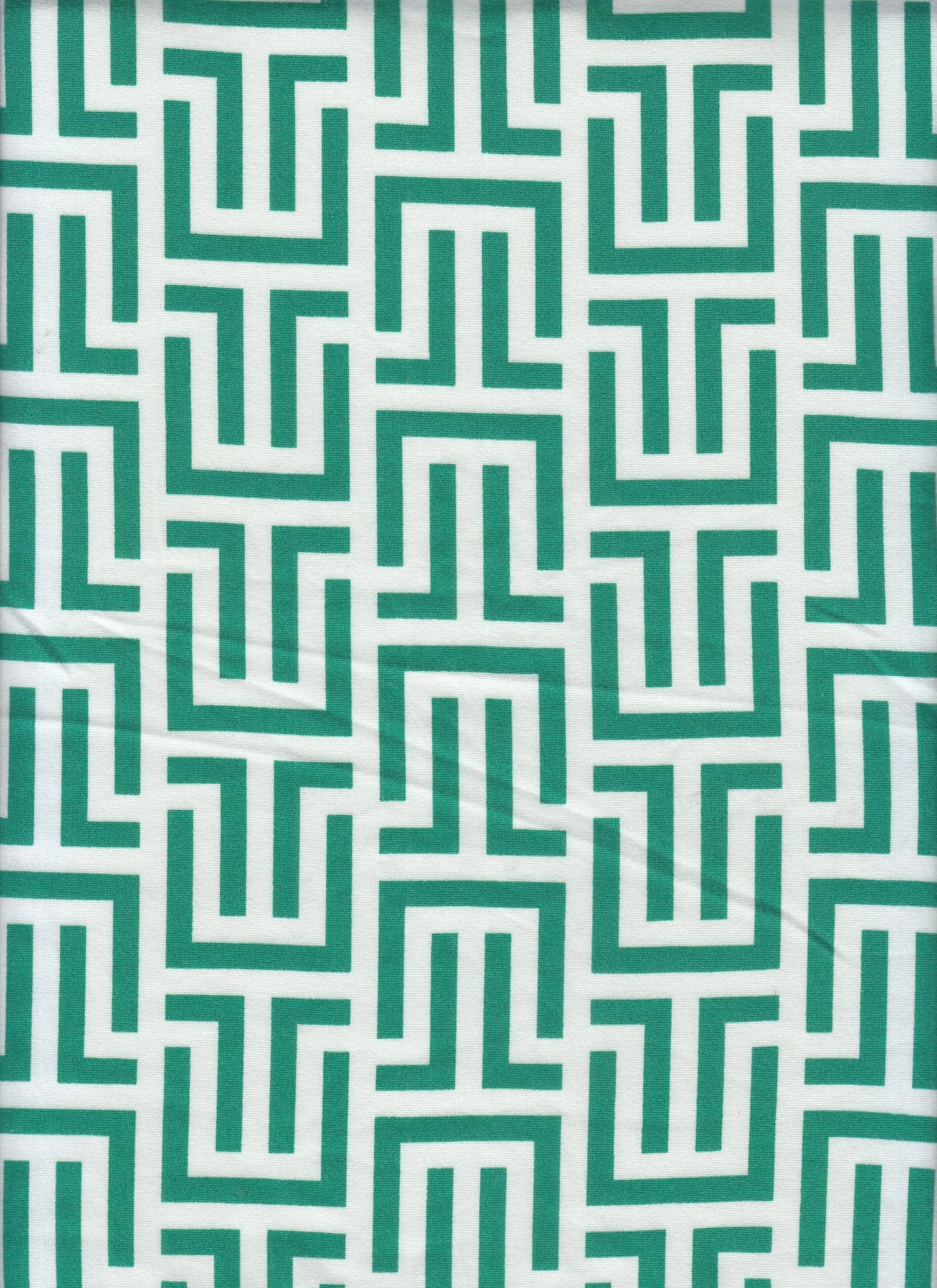 1 Yard Brushed DTY Retro Geometric Knit Fabric 58/60 Inch Wide Soft Stretch Material for Clothing & Crafts