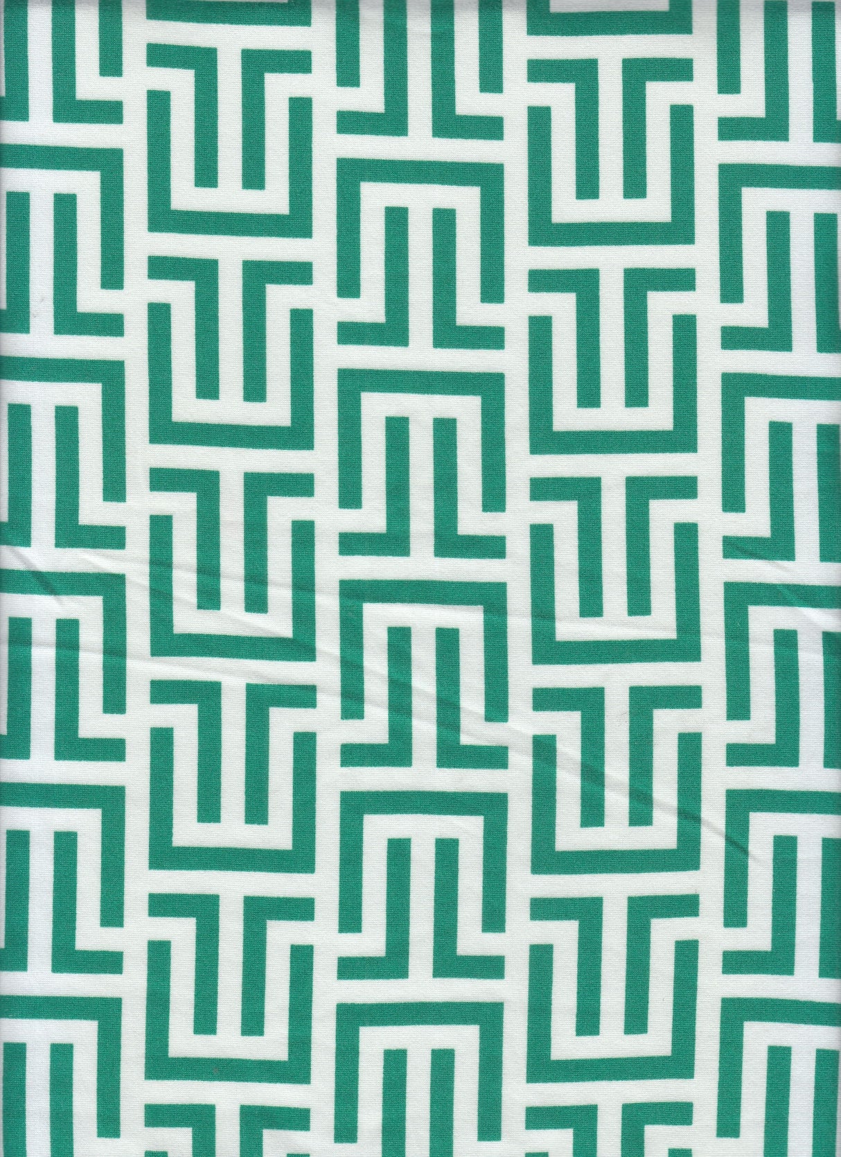 Brushed Retro Geometric Knit Fabric