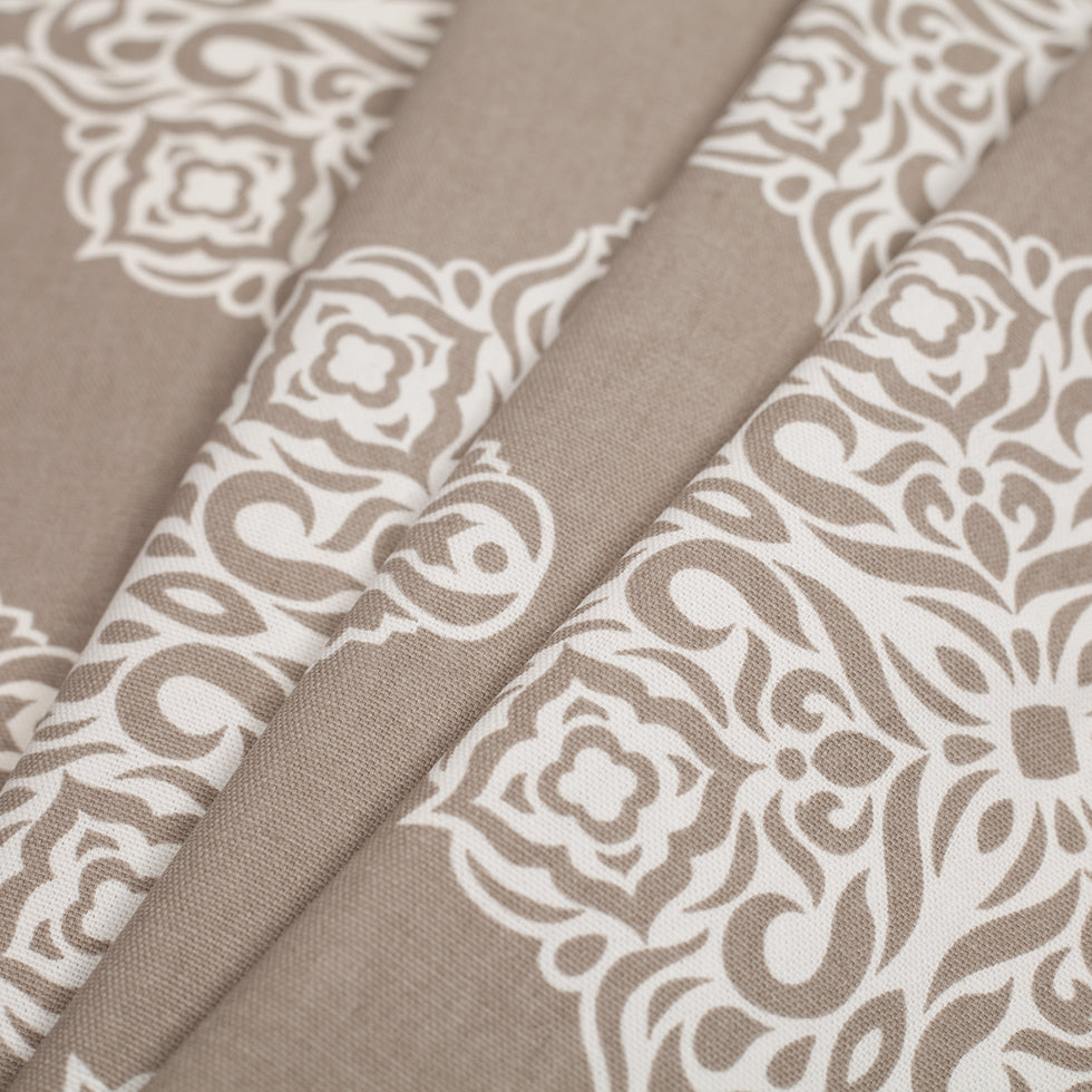 Mushroom Light-Weight Printed Cotton Woven