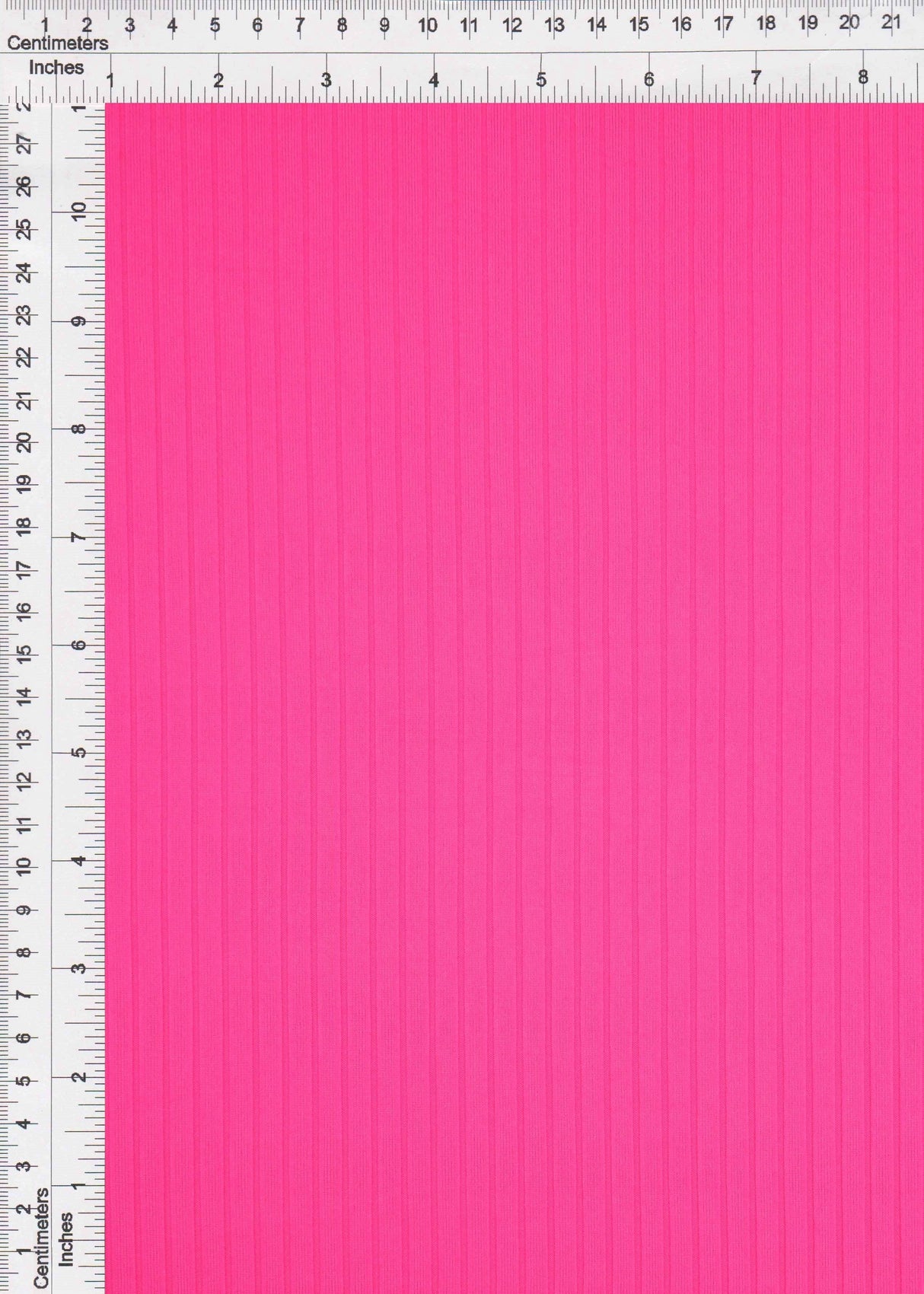 Rib Stretch Knit Fabric Solid