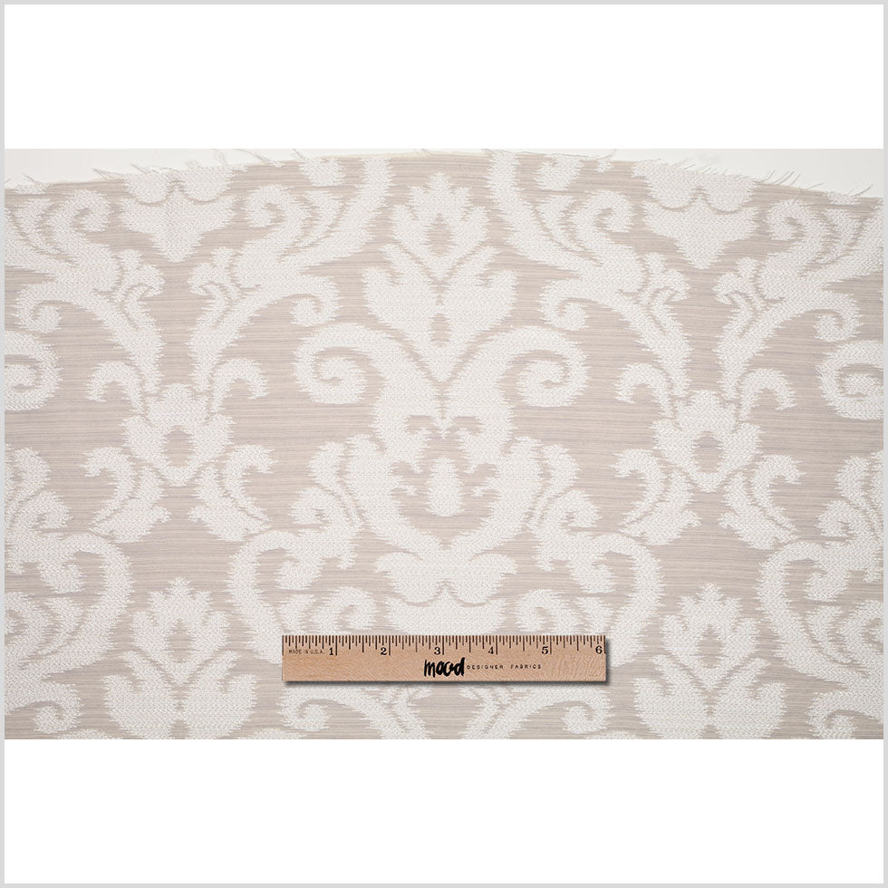 Flax Damask Woven Blend