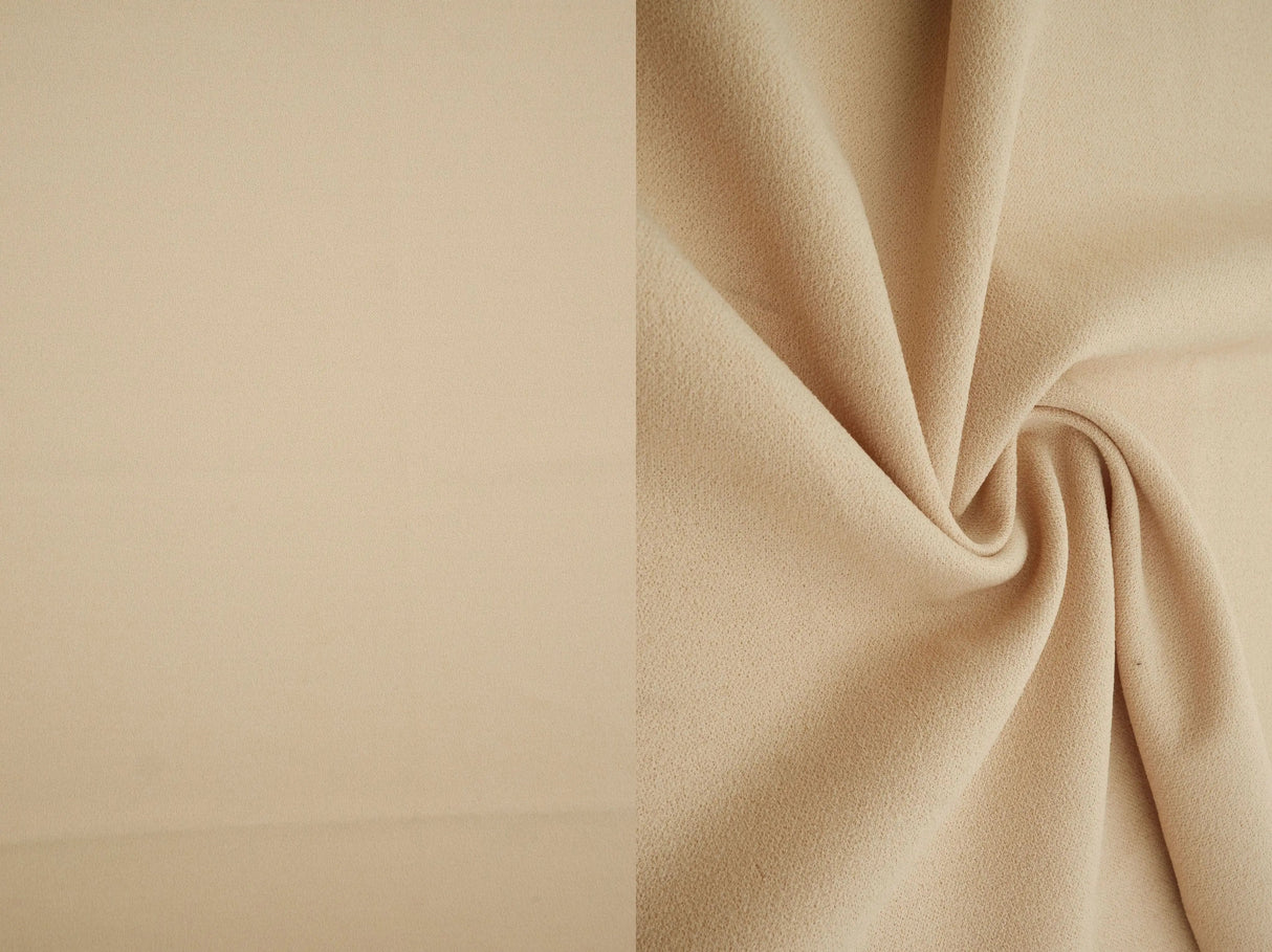 1 Yard Solid Techno Crepe Fabric, Heavy Stretch 58/60" Wide for Apparel