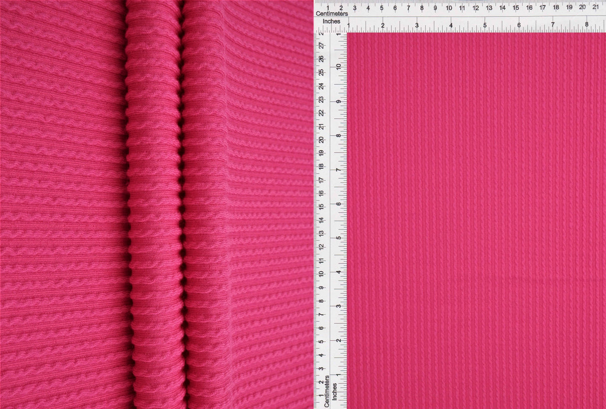 Double Knit Rib Stretch Fabric