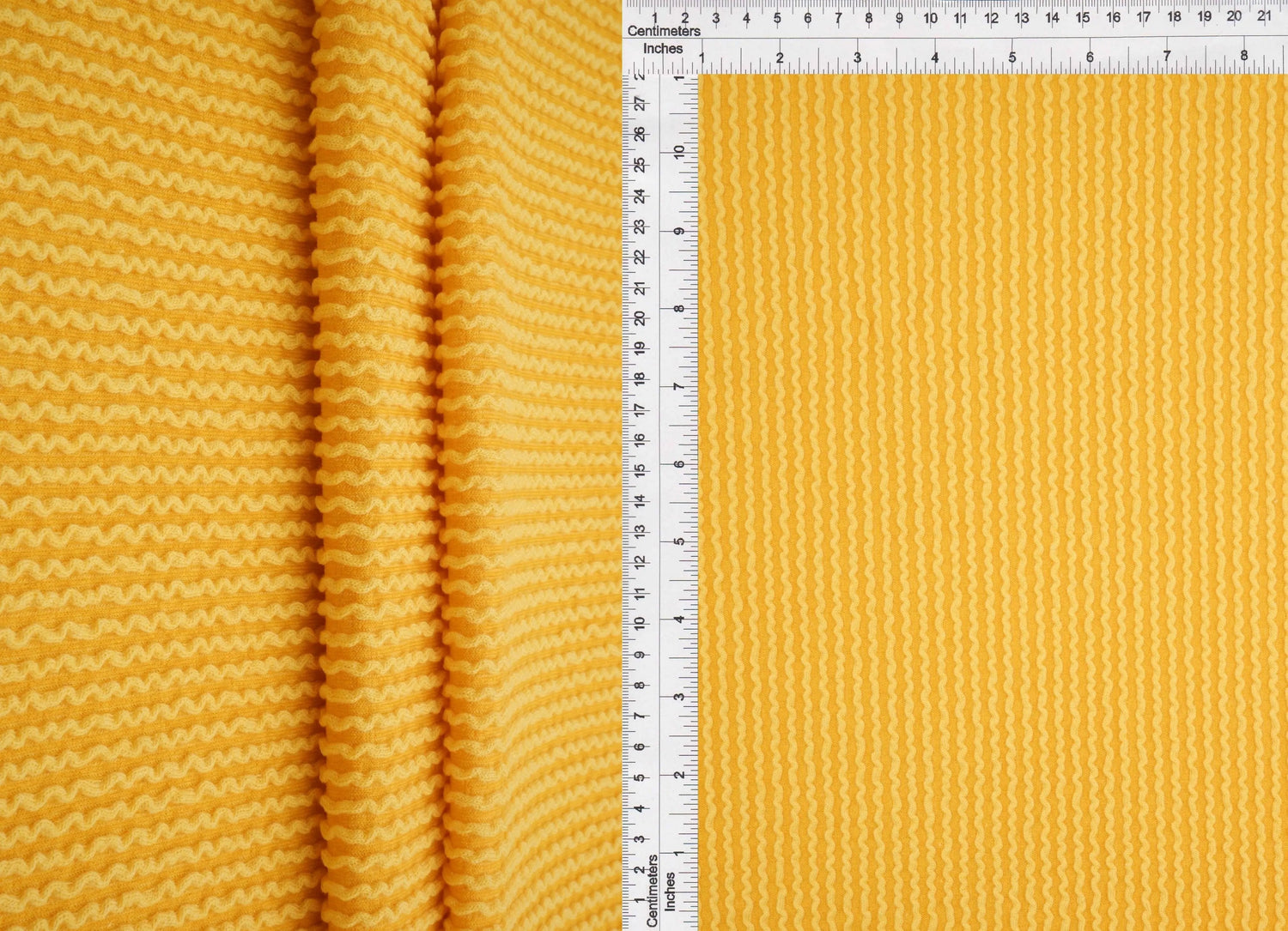 Knit Jacquard Rib Fabric 1 Yard Soft Stretch Textured Knit 52" Wide