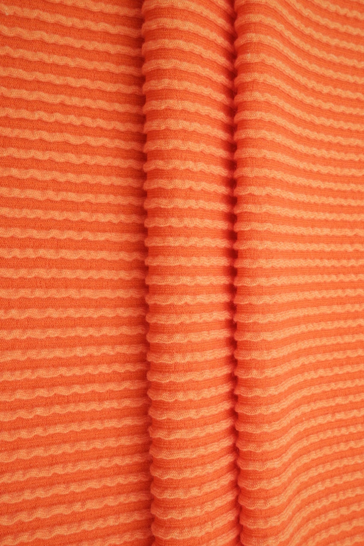 Jacquard Double Knit Rib Stretch Fabric