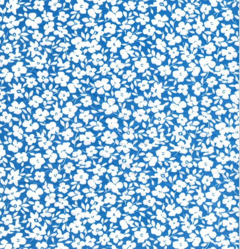 1 Yard DTY Brushed Floral Print Knit Fabric, 58/60'' Wide Polyester Spandex Blend