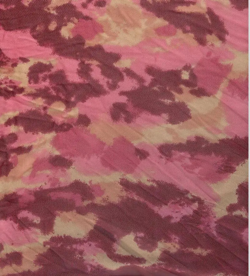 Abstract Mesh Fabric Lightweight Stretch Sheer, 54” Wide Polyester Spandex