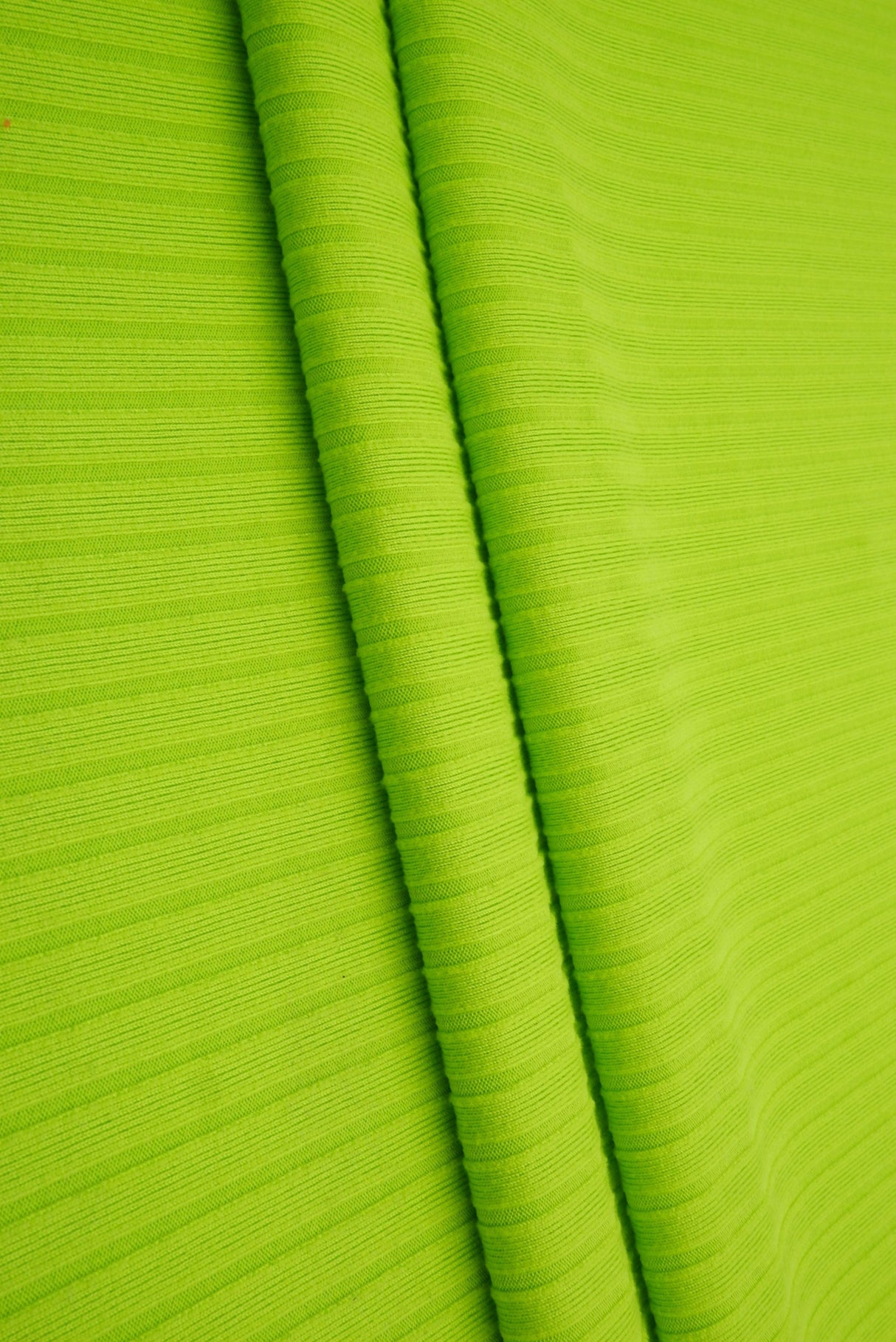 Rib Stretch Knit Fabric Solid