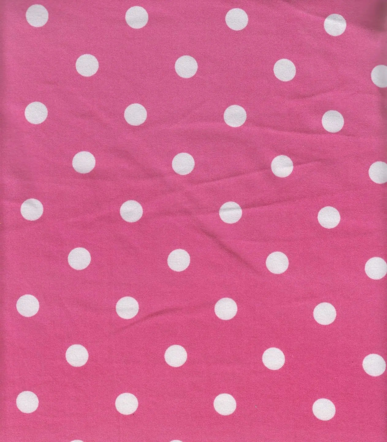 1 Yard DTY Brushed Polka Dot Print Knit Fabric, 58/60'' Wide Polyester Spandex Blend