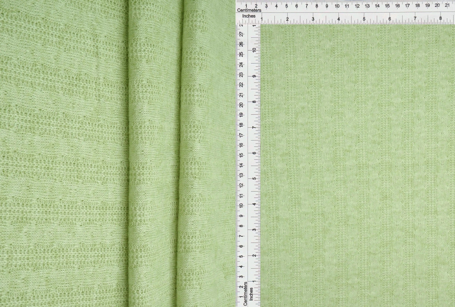 1 Yard Knit Jacquard Cable Knit Sweater Fabric 270 GSM Polyester Spandex Blend 58/60" Width