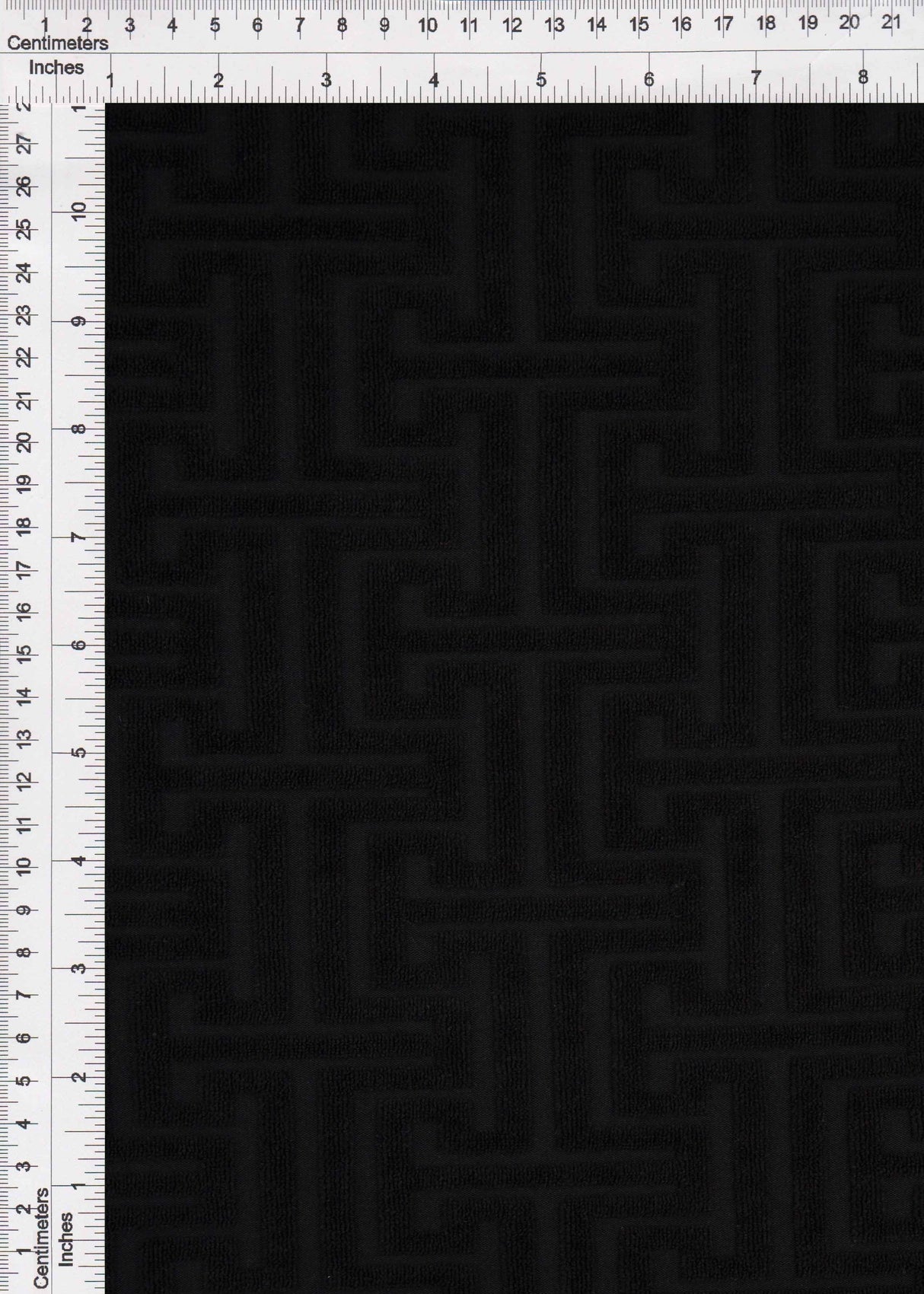 Jacquard Knit Geometric Towel Fabric