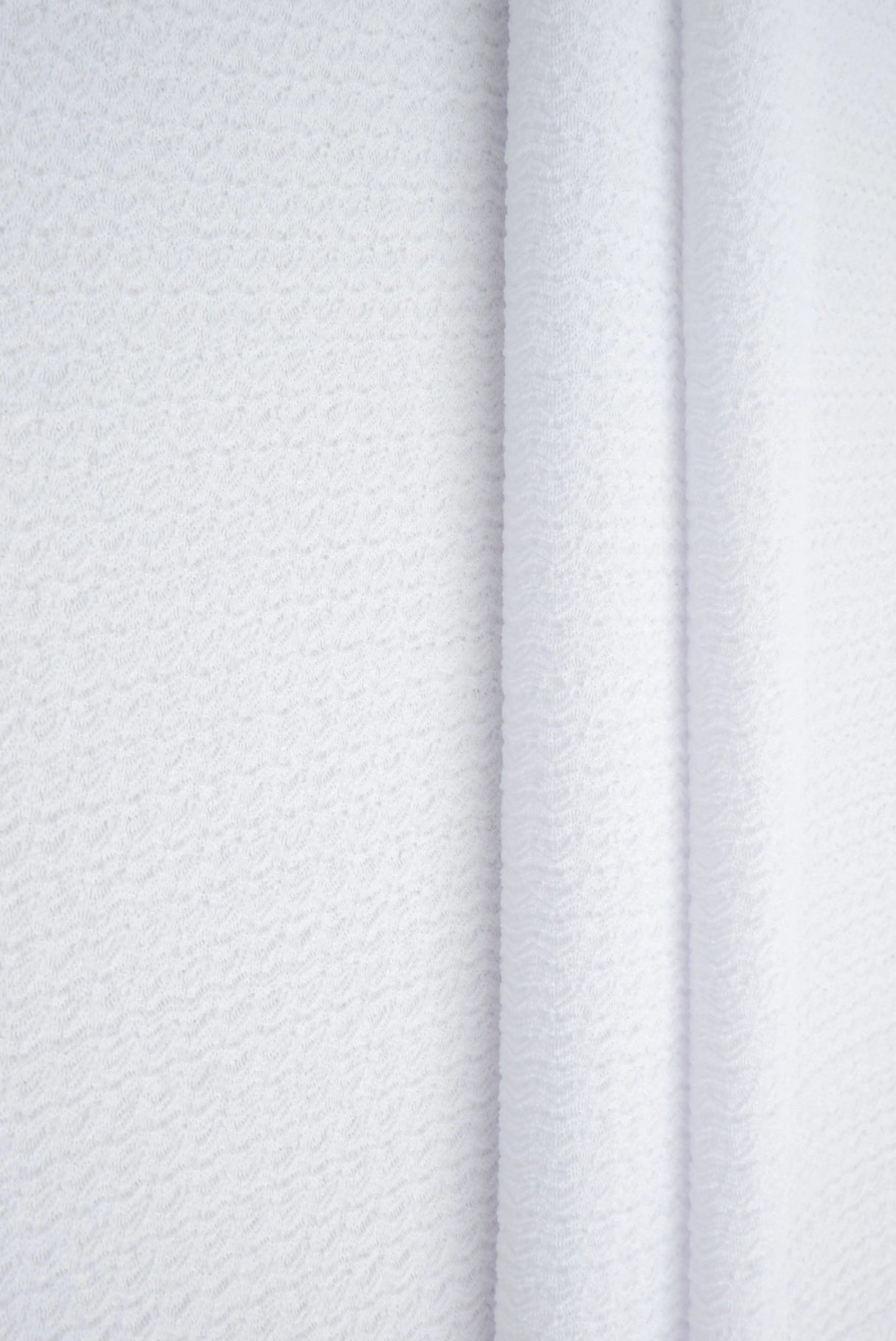 Mini Missoni Fabric 1 Yard White Soft Stretch Lightweight 56/58" Wide