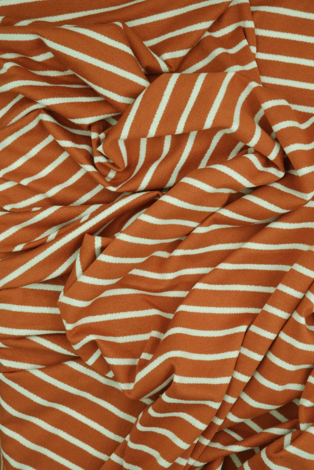Viscose Crepe Stripe Stretch Fabric