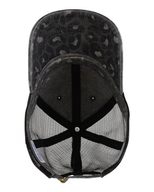 Women's Printed Visor with Mesh Back Cap
