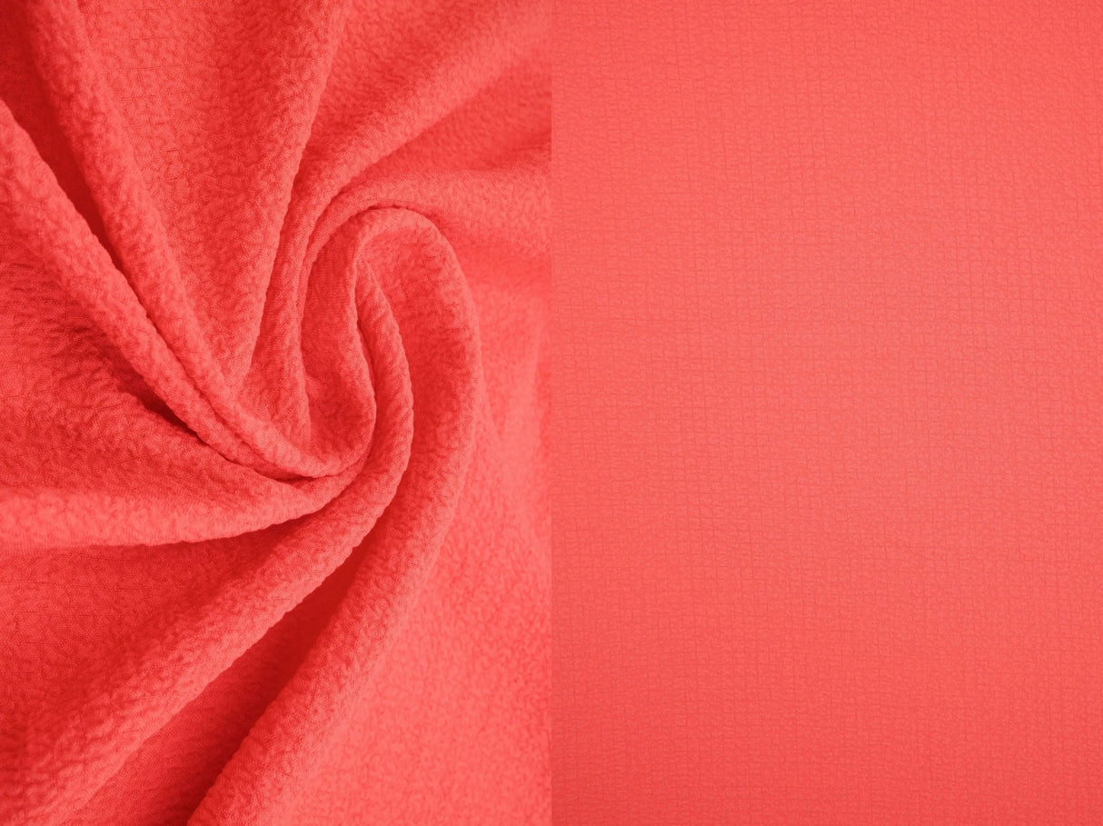 Solid Popcorn Woven Fabric Stretch Polyester Spandex 56/57 Inches Wide