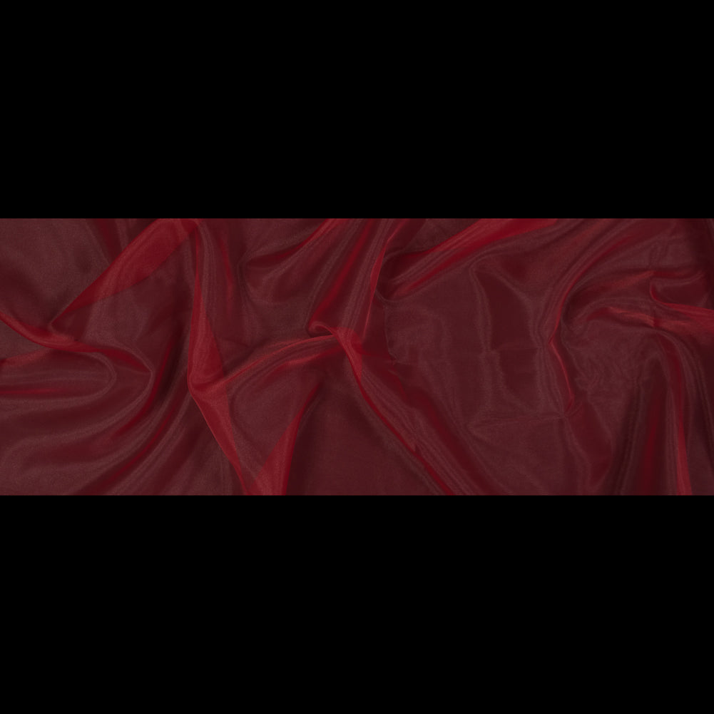 2-Ply Polyester Organza - Red - Zelda Collection