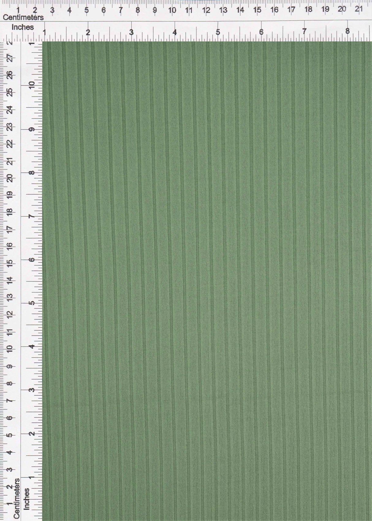 Rib Stretch Knit Fabric Solid