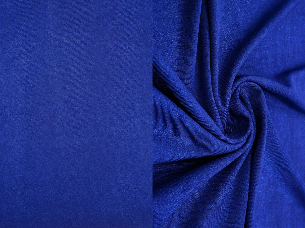 1 Yard Slinky 1x1 Rib Knit Fabric with Foil Finish 240 GSM, 52'' Wide Polyester Spandex Blend