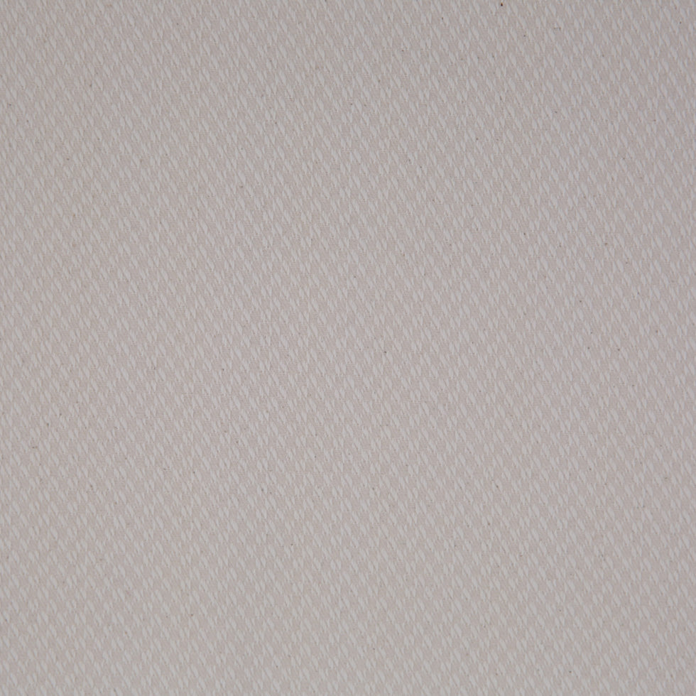 Spanish Natural Raised Checks Polyester Blended Woven