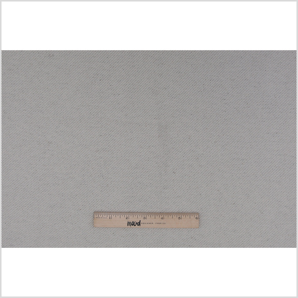 Spanish Light Gray Raised Polyester Blended Twill