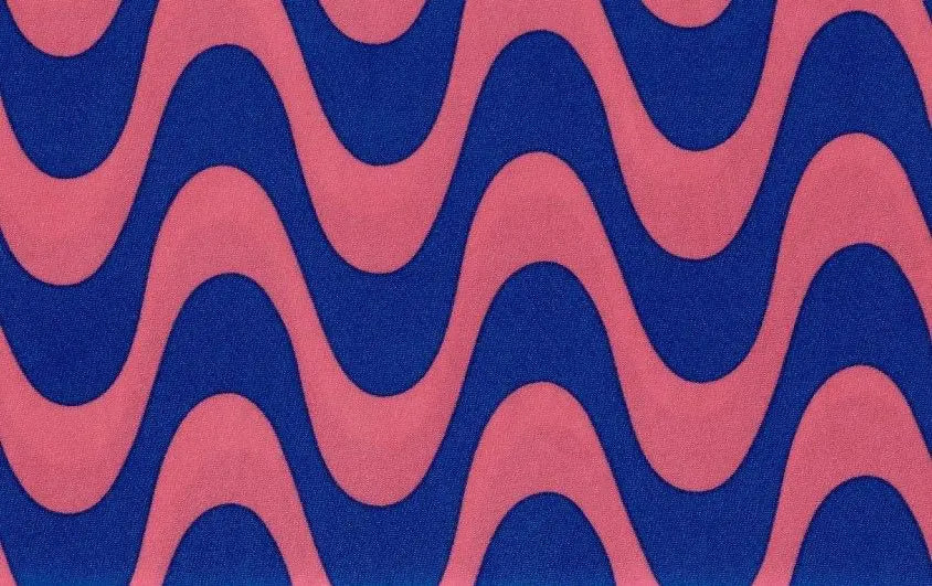 1 Yard DTY Brushed Knit Fabric Geometric Print Soft Stretch 58 Inches Wide