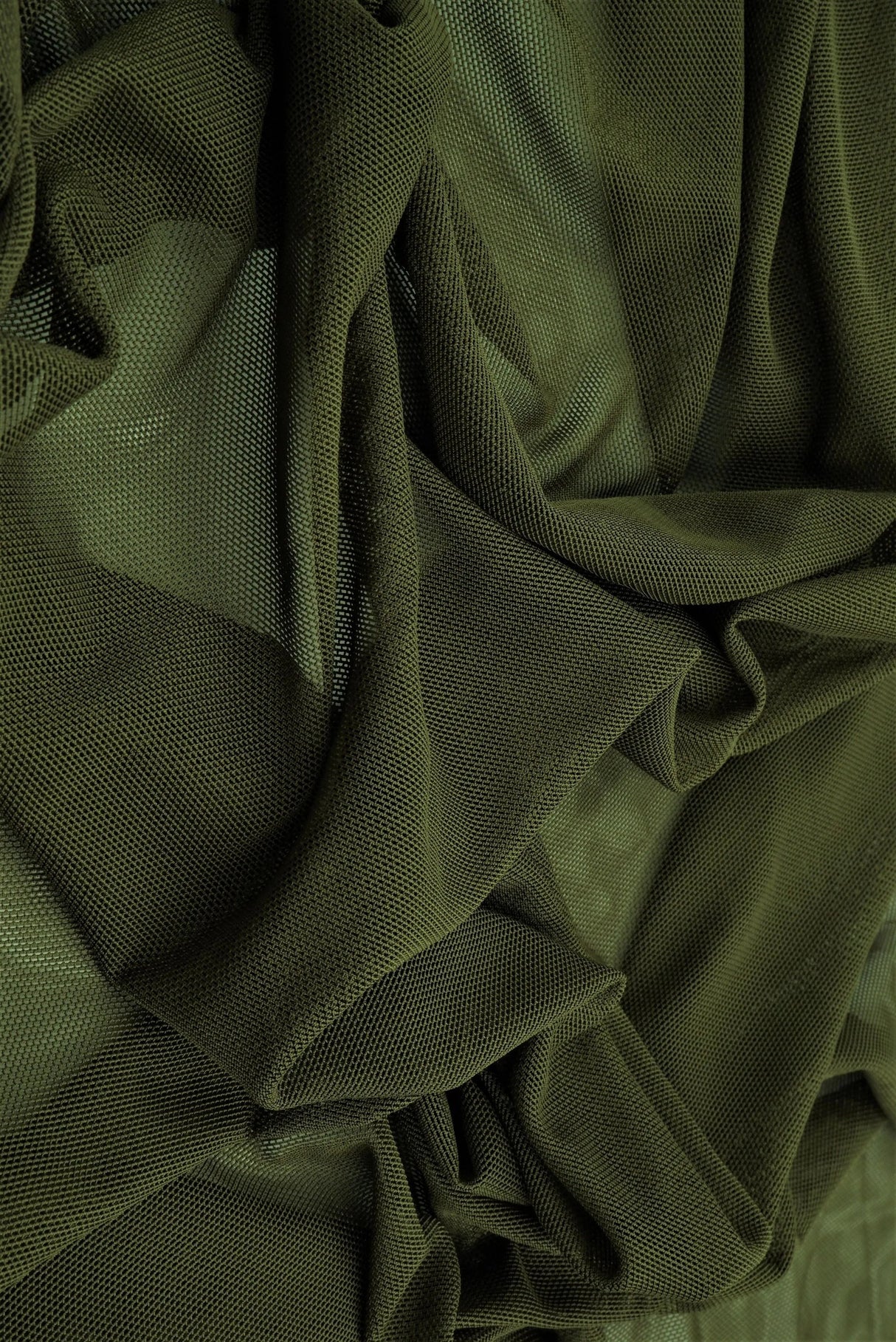 1 Yard Poly Span Mesh Solid Fabric, 58/60'' Wide Polyester Spandex Blend