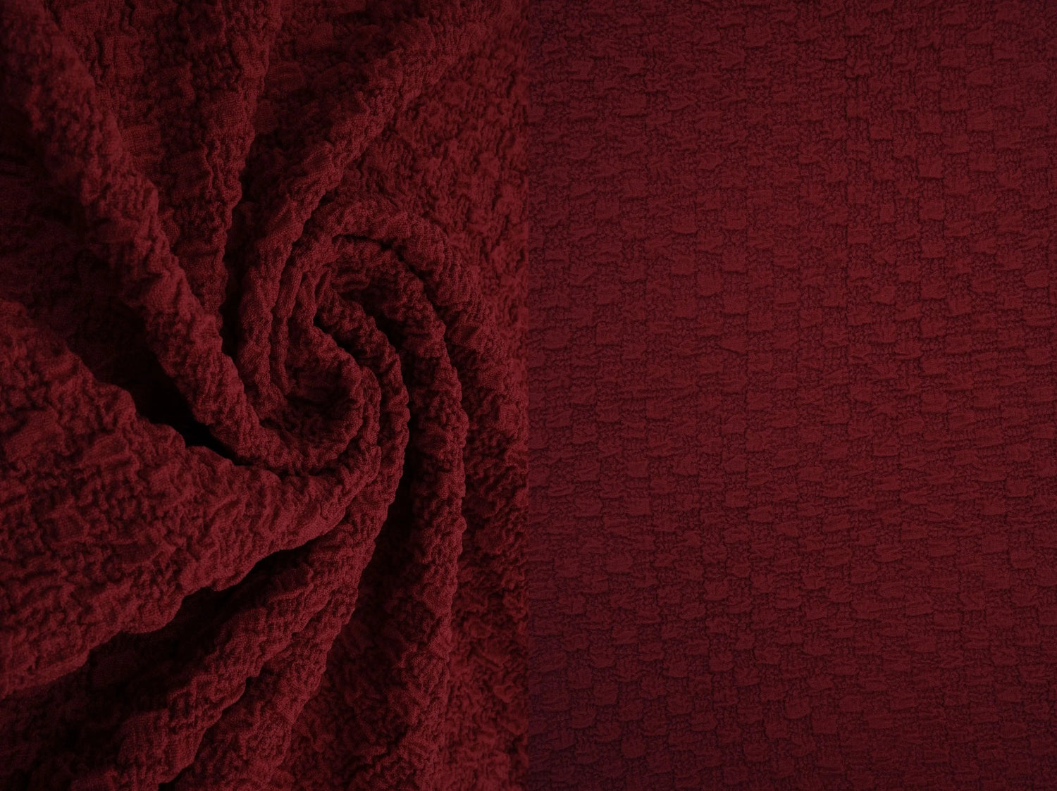 1 Yard Textured Cauliflower Jacquard Knit Fabric 59/60 Inch Wide Ultra Plush Heavyweight Material for Cozy Loungewear & Upholstery