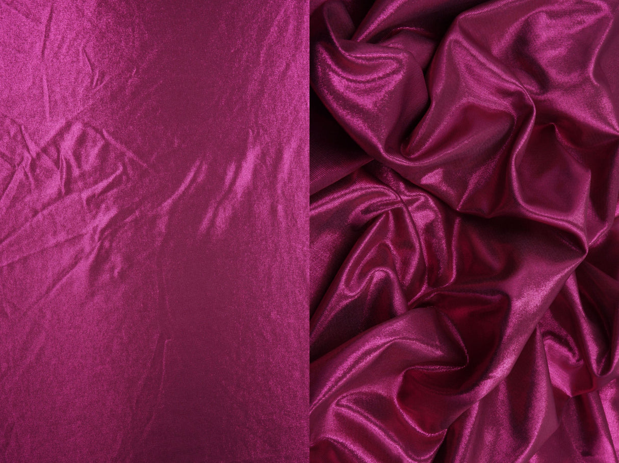 Foil Knit Stretch Fabric