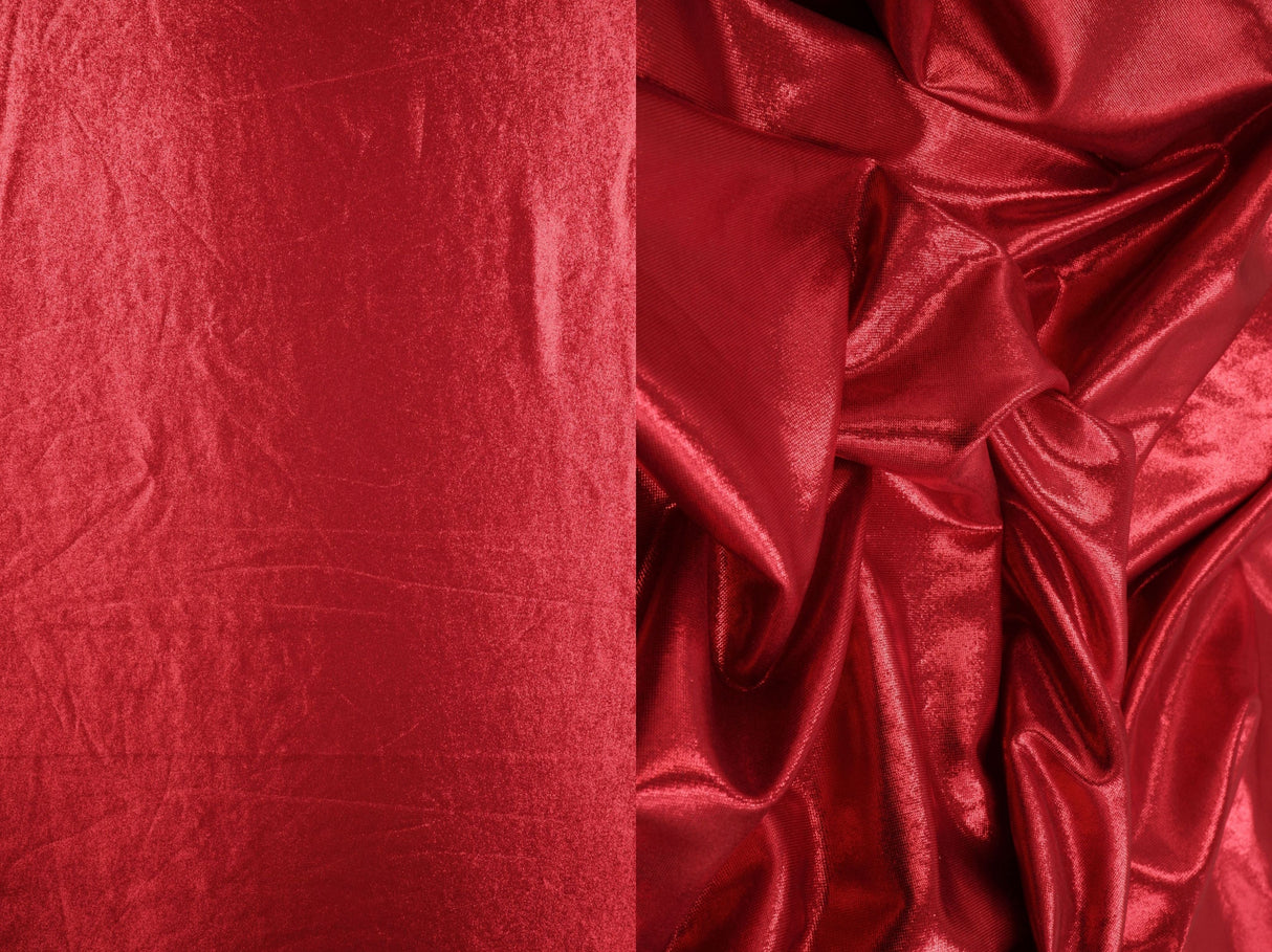 Foil Knit Stretch Fabric