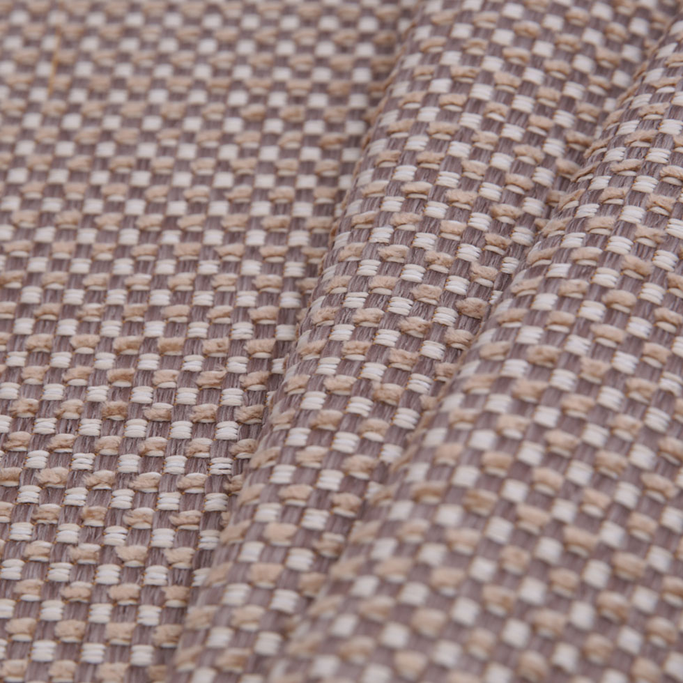 Brown Novelty Basketweave Upholstery Fabric