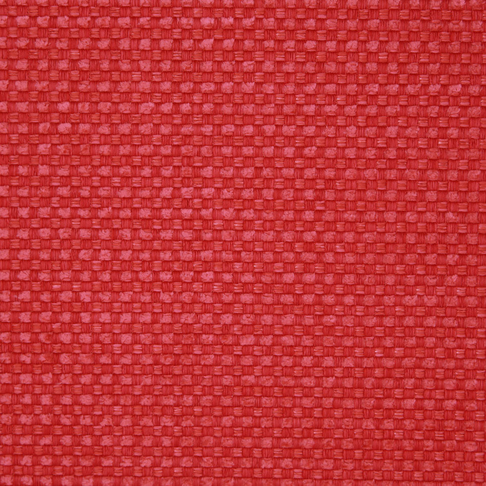Tomato Red Novelty Basketweave Upholstery Fabric