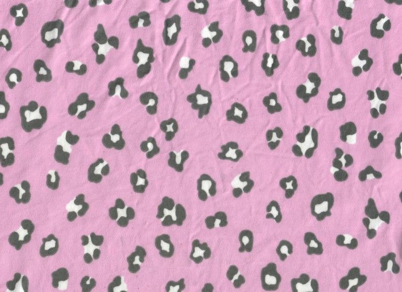 Animal Print Brushed DTY Knit Fabric