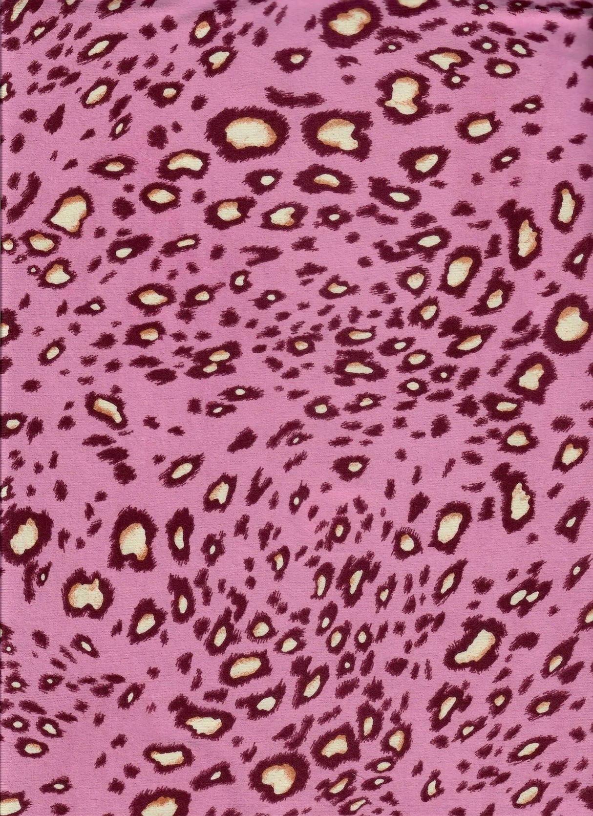 Soft Brushed DTY Knit Animal Print Stretch Fabric 58/60" Wide