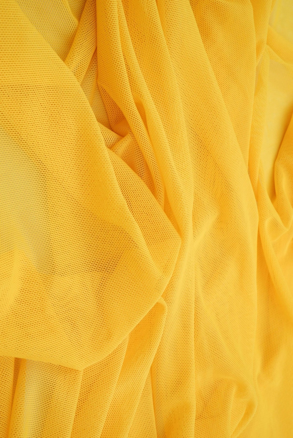 1 Yard Polyester Spandex Mesh Fabric Solid Color Soft Lightweight Stretch 58/60" Width