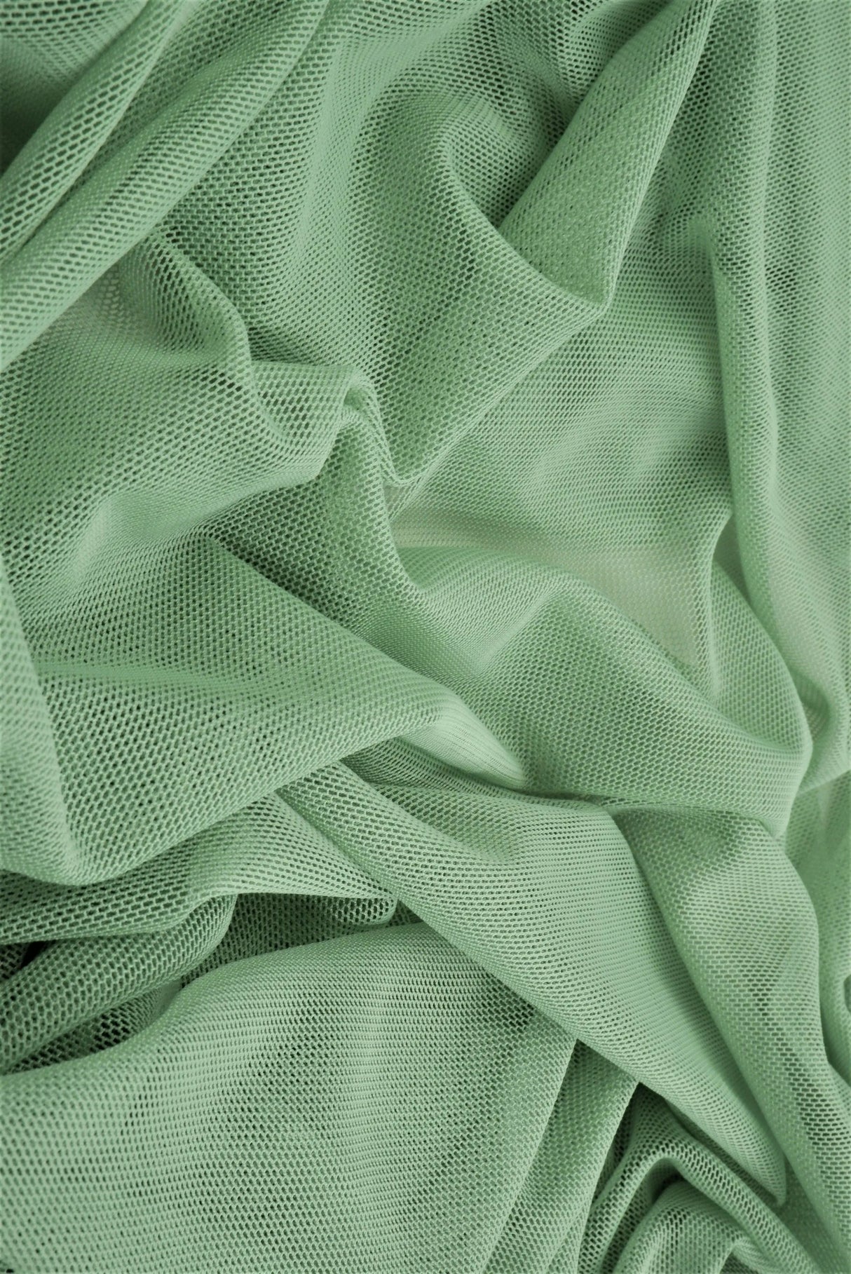 1 Yard Polyester Spandex Mesh Fabric Solid Color Soft Lightweight Stretch 58/60" Width