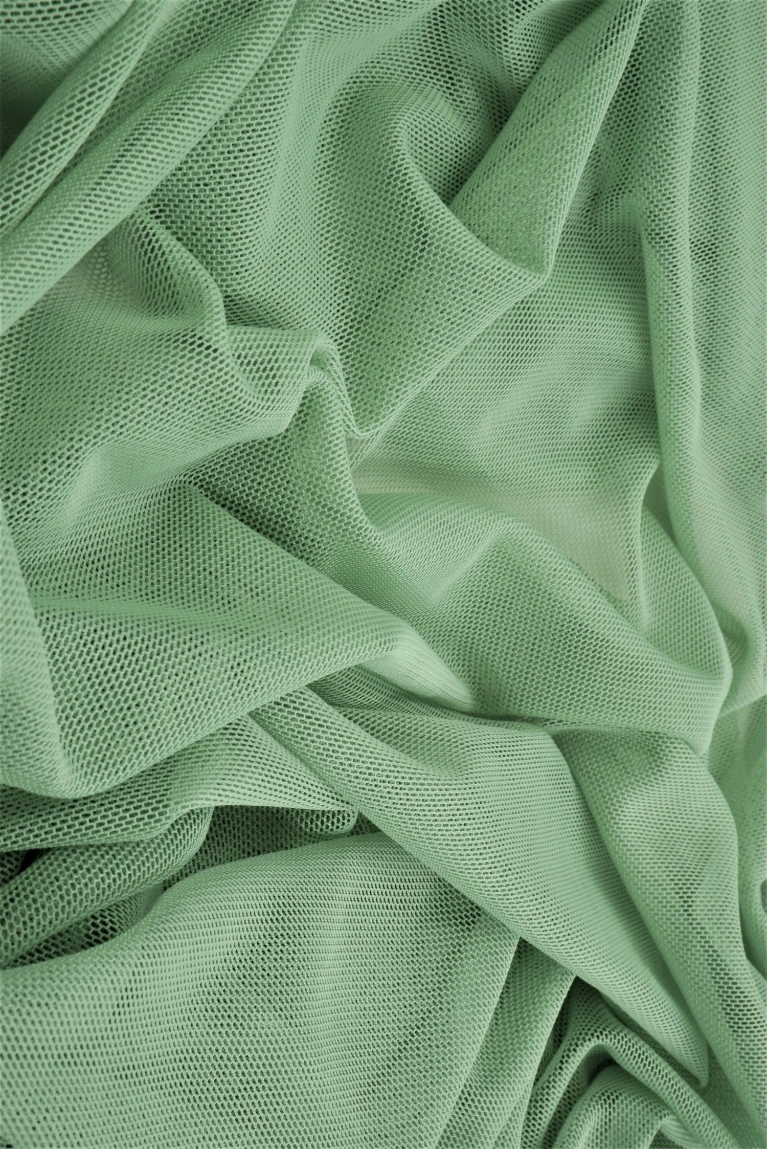 1 Yard Polyester Spandex Mesh Fabric Solid Color Soft Lightweight Stretch 58/60" Width
