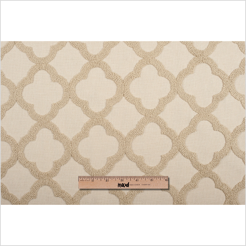 Linen Classical Embroidered Linen-Like Polyester