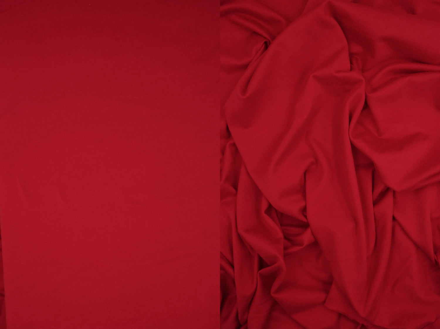 1 Yard DTY Brushed Solid Knit Fabric, 58/60'' Wide Polyester Spandex Blend