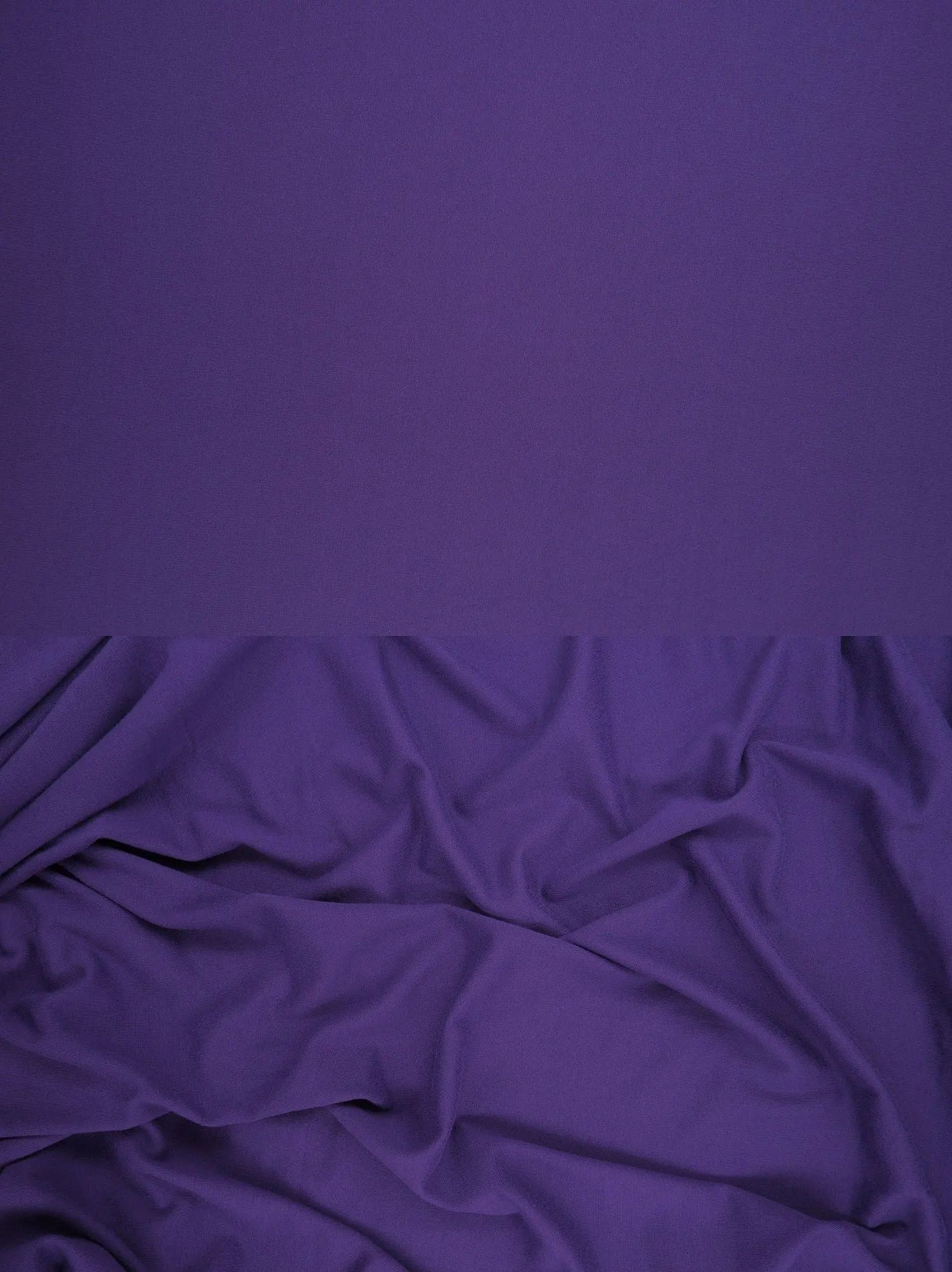 Soft DTY Brushed Solid Knit Fabric 1 Yard, Poly Spandex Blend, 58/60'' Wide