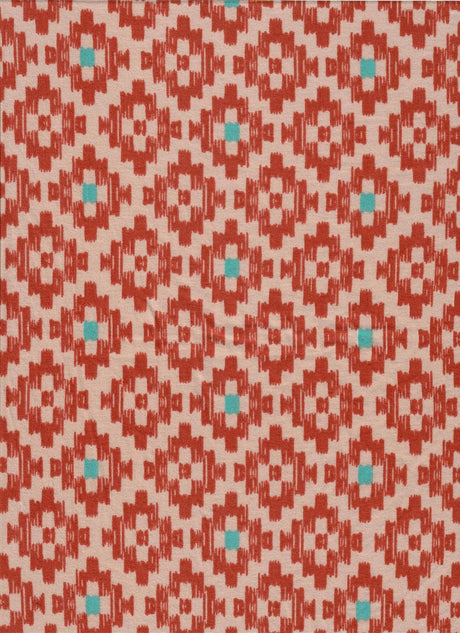 1 Yard Brushed DTY Geo Tribal Print Fabric 170 GSM Polyester Spandex Blend 58/60" Width