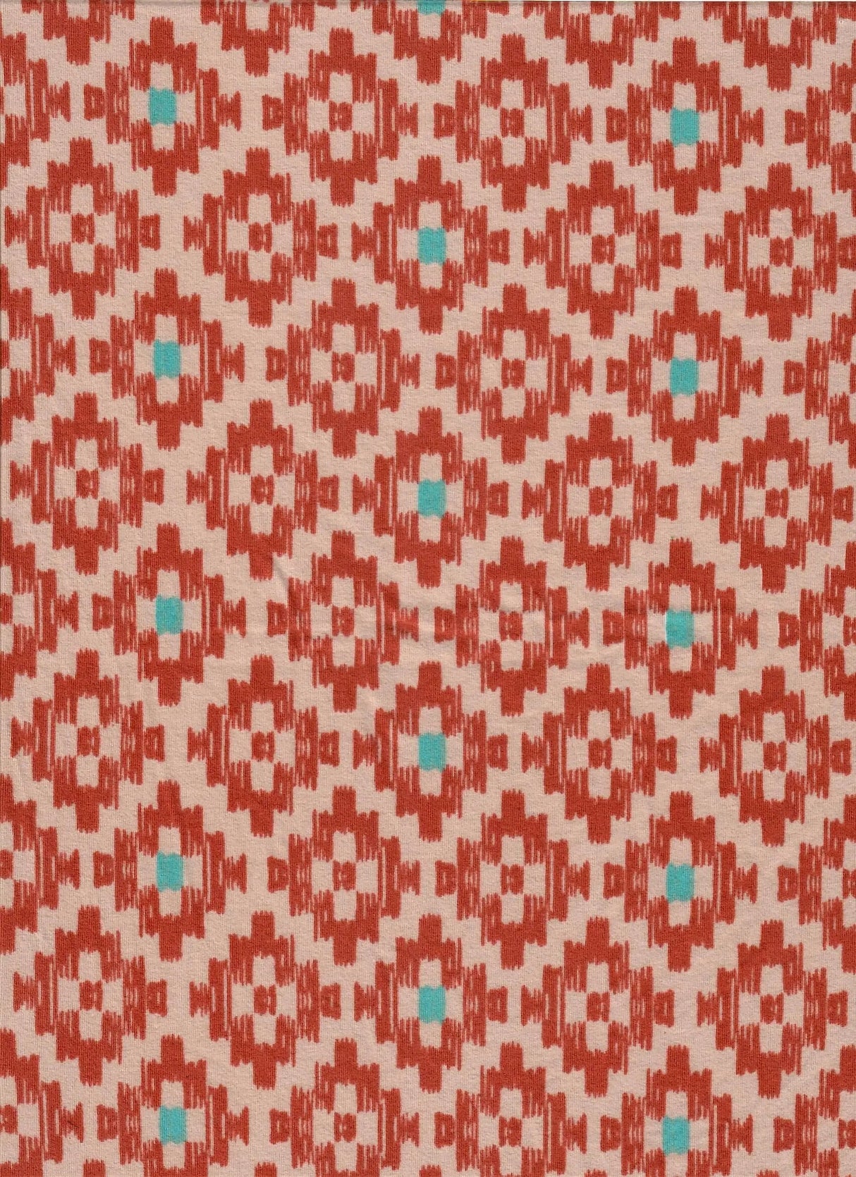 Geo Tribal Print Brushed DTY Knit Fabric 58/60" Wide Soft Stretch Material