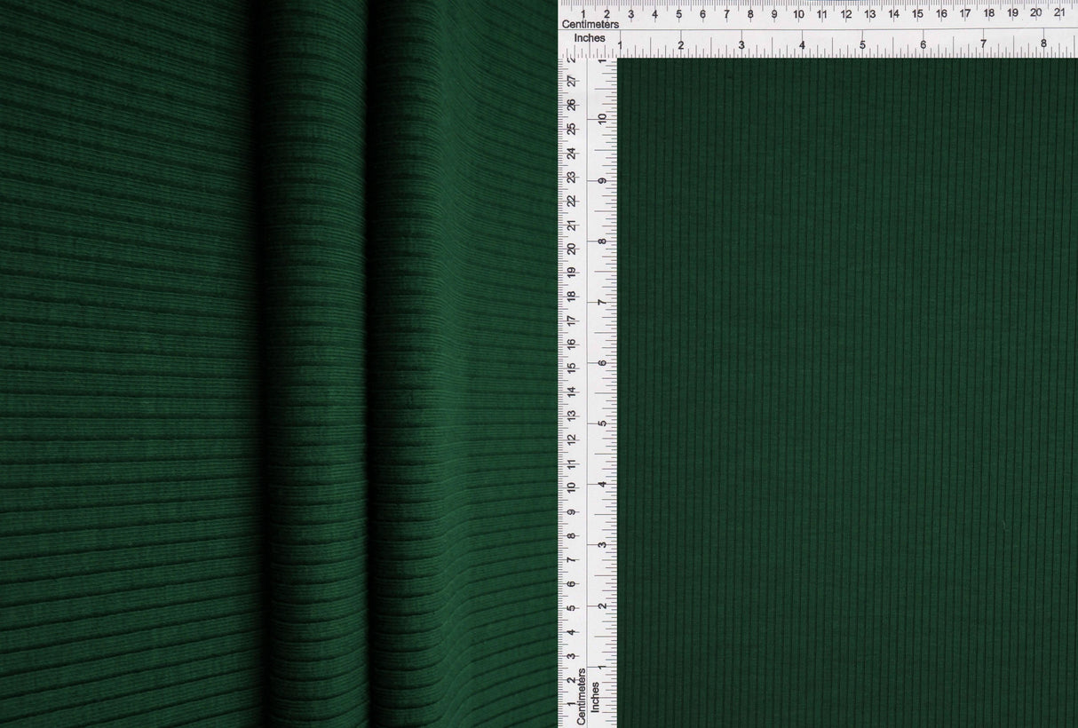 Rib Knit Fabric Thick Cozy