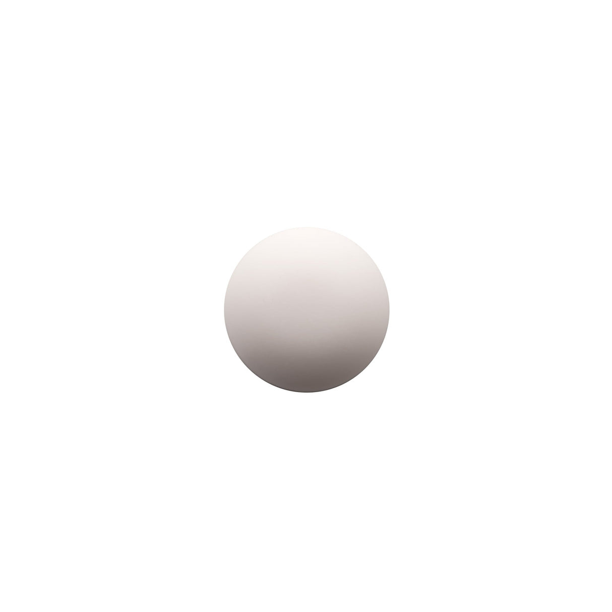 Italian White Nylon Shank Back Button - 24L/15mm