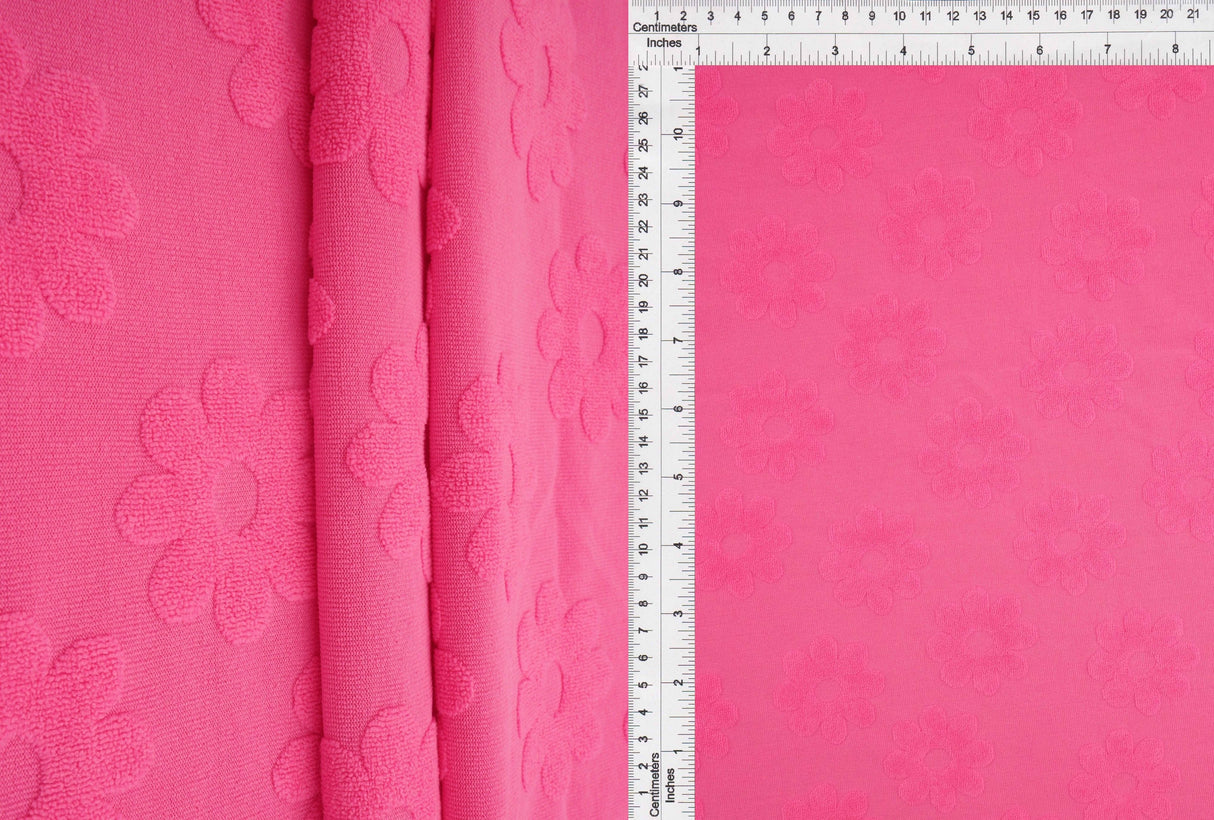 Daisy Floral Jacquard Knit Fabric